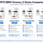 PETLIBRO Granary 2, Vision, Vision Duo and Granary 2 X comparison