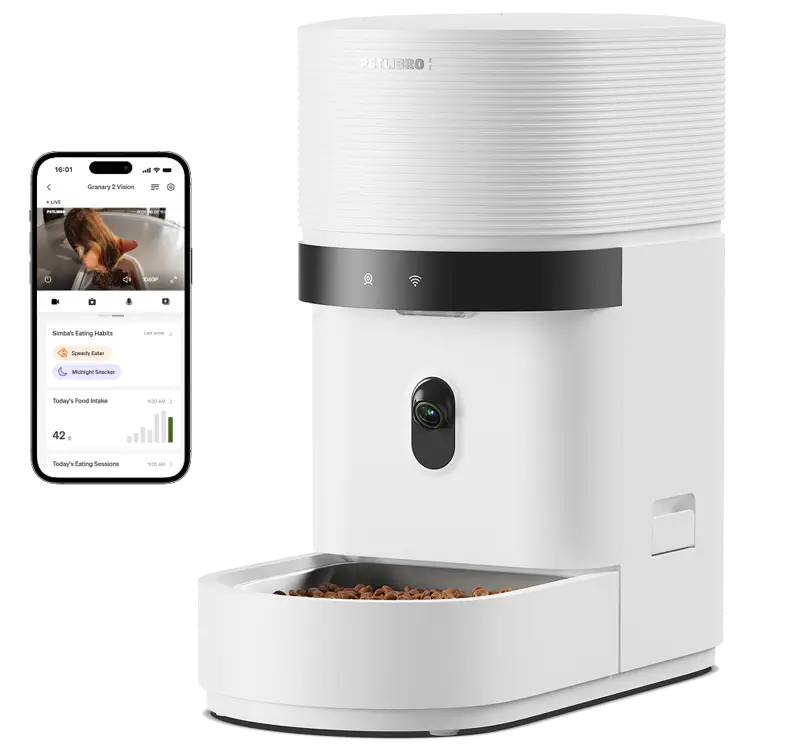 PETLIBRO Granary 2 Vision smart cat feeder with AI camera