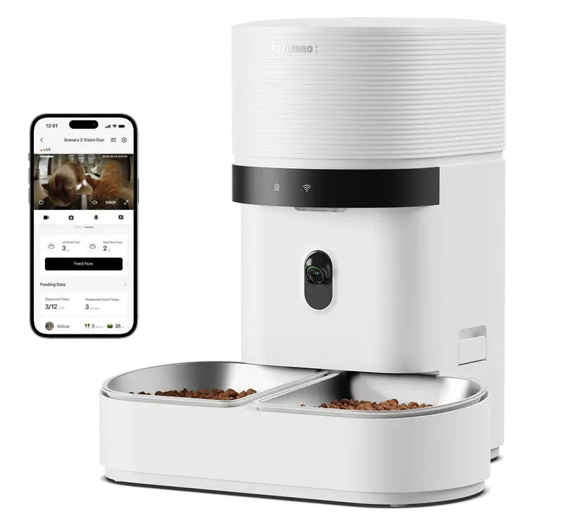 PETLIBRO Granary 2 Vision Duo dual bowl smart cat feeder